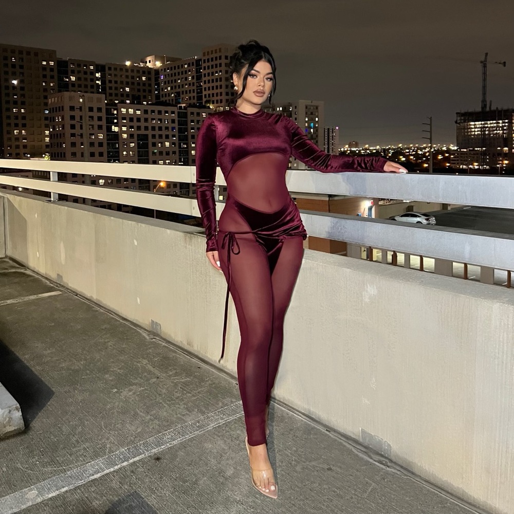 Velvet Jumpsuit